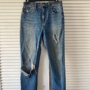 Madewell High-Ride Slim BoyJean